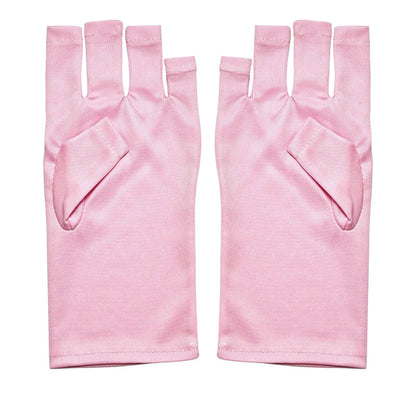 Nail Art Glove UV Protection Glove Anti UV Radiation Protection Gloves Protecter For Nail Art Gel UV LED Lamp Tool