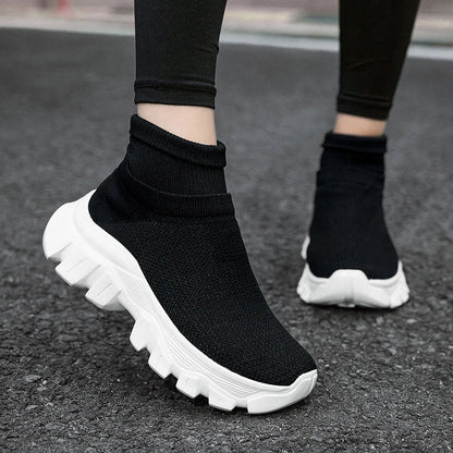 New Luxury Women's Comfortable Sneaker Lightweight Platform Men's Casual Sports Shoes Anti Slip Thick Soled Tenis Walking Shoes