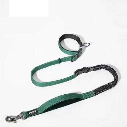 Tactical Dog Collar with Leash - No-Pull Anti-Escape Collar for Large & Medium Dogs, Outdoor Training Pet Collar