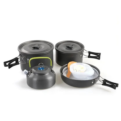 Lightweight and Portable Camping Cookware Set, Pot and Pan with Carrying Bag, Perfect for Outdoor Camping