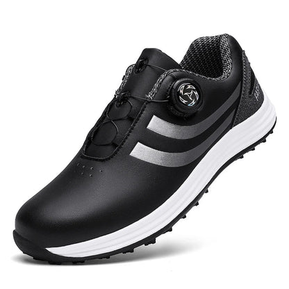 Golf Shoes for Men, Fashionable and Casual, Suitable for Outdoor Use, Breathable and Comfortable, With Anti-Slip Soles in White