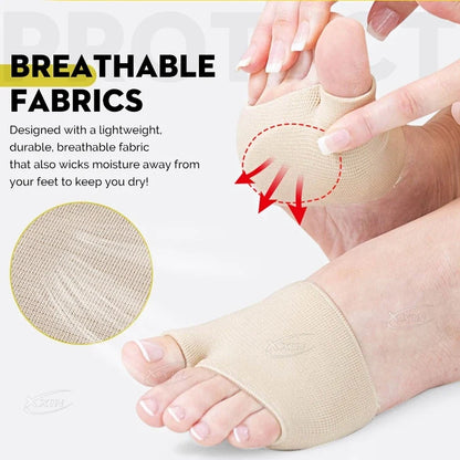【Xxin】Forefoot Protector CoverSilicone Gel Forefoot Pads Shoe Insole Foot Pain Relief Cushion