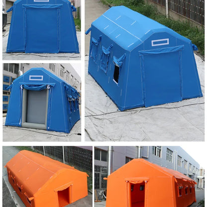 Inflatable camping tent  outdoor event trade show  glamping roof tent