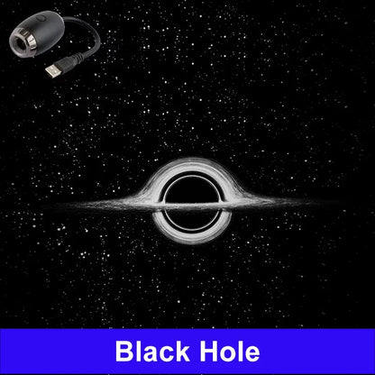 Romantic LED Starry Sky Night Light USB Powered Saturn Galaxy Projector Lamp for Car Roof Party Room Ceiling Decor Plug and Play