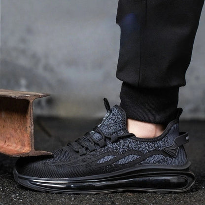 Women Shoes Breathable Indestructible Safety Shoe Anti Smash Anti Puncture Steel Toe Construction Work Boots Spring Women Sneake
