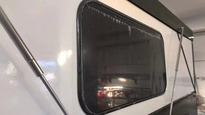 Stylish Comfort Pop Up Camper with Padded Mattresses and Privacy Screen Doors for Family Camping Custom