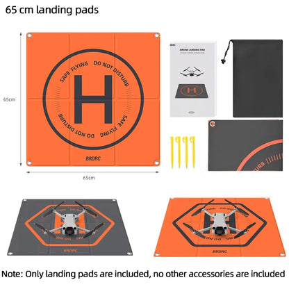 BRDRC Foldable Landing Pads for DJI Mavic 4 Pro/Air 3S/Neo 2/Mini 5 Pro/4 Pro/Mini 3/Mini 4K/2 Drone Mat Quadcopters Accessories