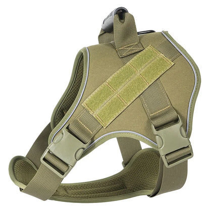 Tactical Dog Harness for Large Dogs No Pull Explosion Proof Heavy Duty Adjustable Military Grade K9 Training Walking Vest