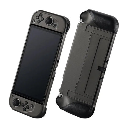 2023 New Switch OLED Case Game Console All-in-One Case Surface Silicone Oily Grip Color Clash