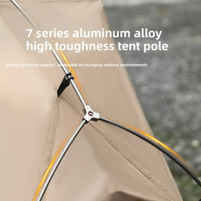 Mountainhiker Outdoor Camp Bed Tent Lightweight Waterproof Rainproof Single Leisure Camping Tent Awning for Hiking Travel Picnic