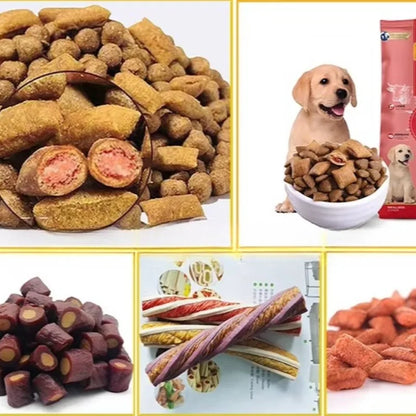Custom Full Automatic Pet Food Manufacturing Machinery Dog Feed Production Line Automatic Cat Food Making Machine