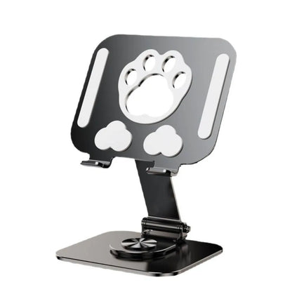 Portable Cat Paw Tablet Stand Adjustable Heat Dissipation Tablet Holder Multi Angle Metal Tablet Phone Bracket Universal