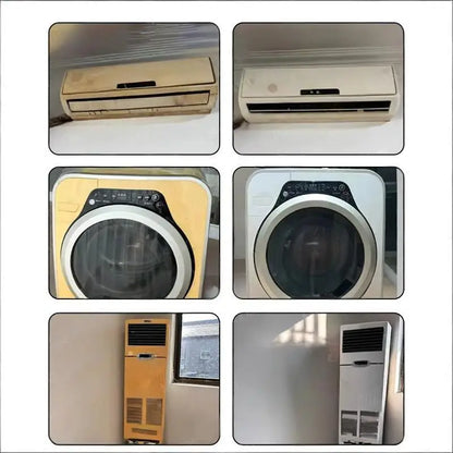 Plastic Yellowing Remover Scratch Repair - Appliances AC Units Fridge Toilet Back To White Gloss Long-Lasting Polish Clean Care*
