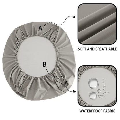 Waterproof Mattress Cover Fitted Bed Sheet With Elastic Band Anti-slip Adjustable Mattress Protector Double Fitted Sheet For Bed