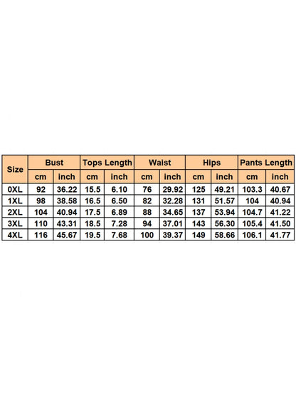L-4XL Plus Size Women Clothing 2 Piece Sets New Matching Sleeveless Two Pieces Sets Tops And Pants Suits Outfits Clothing