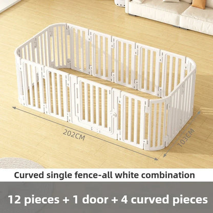 Indoor Household Pet Fence Waterproof Dog Fence Large Dog Protective Fence Free Combination Large Space Pet Isolation Fences