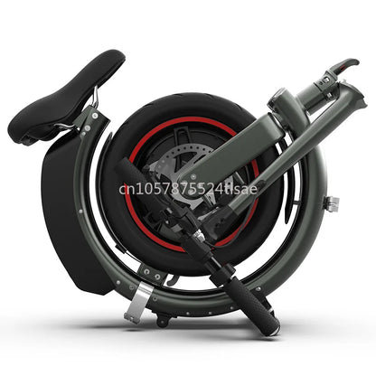 Folding Electric Bicycles Are Small, Ultra-light and Portable, Helping To Drive Battery Cars
