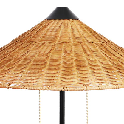 68 inch Floor Lamp Minimalist Rattan lampshade traditional style Lamp Hotel Guest Room Living Room Study Bedroom Bedside Decorative Lighting Lamps Indoor Lighting Shiping from USA