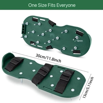 Garden Nail Shoes,Grass Loose Soil Tool,2.5/4.2cm Long Nail,Anti-Slip Lawn Aerator Grass Spikes Shoes for Aerating Lawn Soil