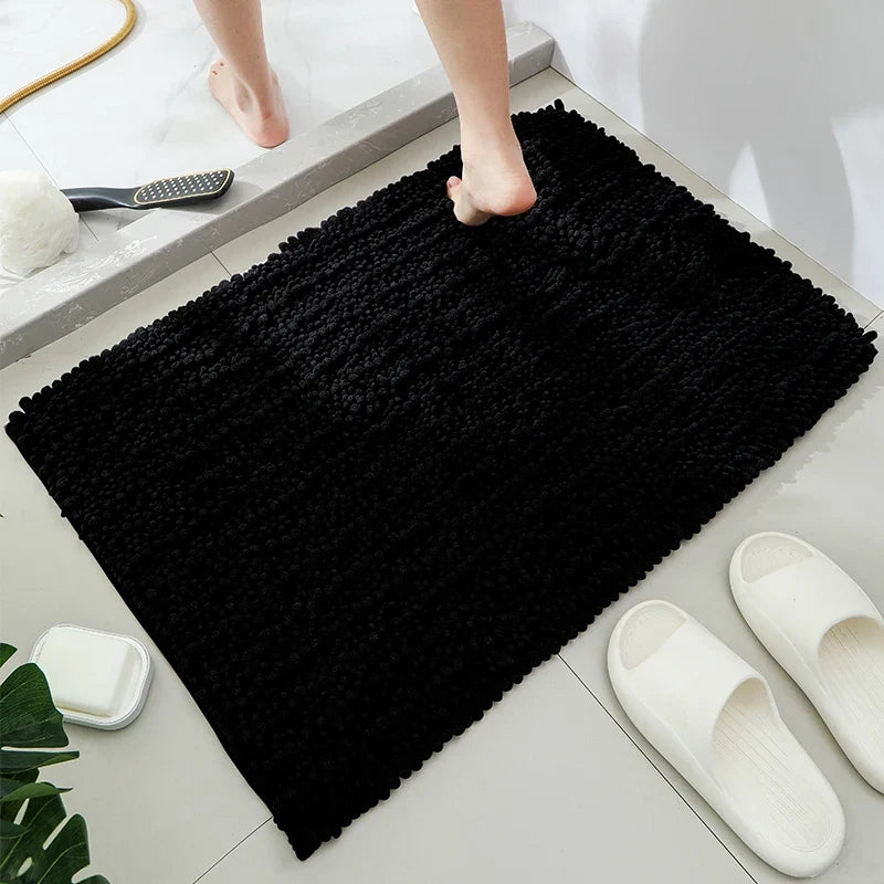 1 Piece Bathroom Carpet Bath Mat, Non-Slip Super Thick Lotus Pine Soft