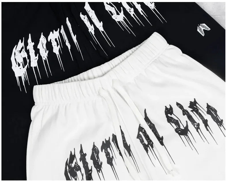 2024 European and American Men's New Year Wear Sports Pants Casual Sports Training Pants Men's Gym Pants