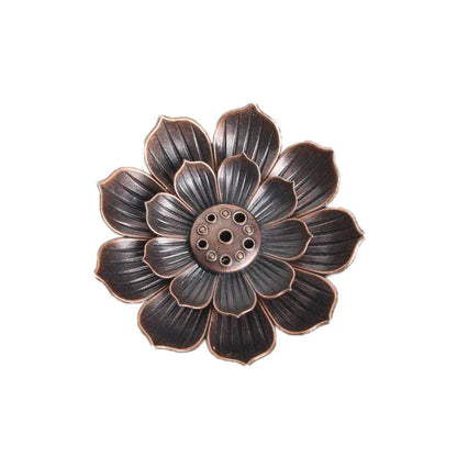 Incense Holder for Sticks,Incense Burner, Lotus Detachable Ash Catcher for Home Decor,Yoga SPA Fragrance Accessories