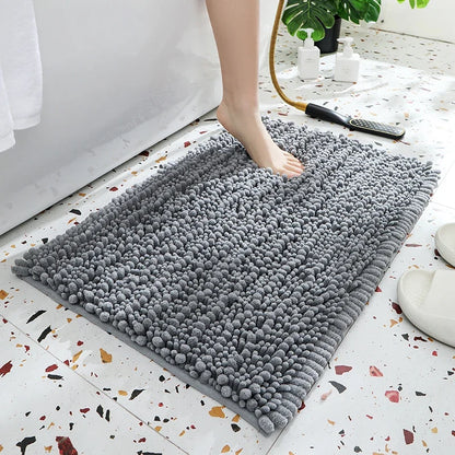 1 Piece Bathroom Carpet Bath Mat, Non-Slip Super Thick Lotus Pine Soft