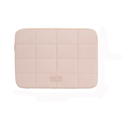 14/15.6inch Quilted Tablet Bag Shockproof Solid Color Travel Tablet