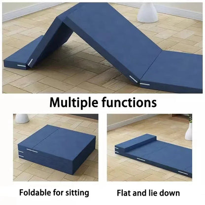 Car Mattress Camping Bed  Folding Bed Travel Sleeping Pad Office Rest Mat Car Rear Sleeping Pad Folding Extension Board