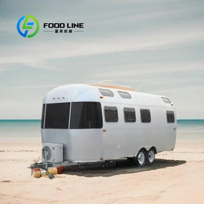 Customized Compact Off-Road Camping Camper Trailer Small RV Travel Caravan For Outdoor Self-Driving Camping Adventure
