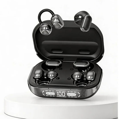 2026 New Bluetooth 6.0 Ear-Clip Headphones 4 Earbuds In-Ear & Open Ear Design 2.6g Ultra-Light Audífonos with AI Noise Reduction