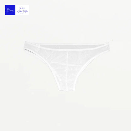 Mens Underwear Men's Fashionable Breathable Triangle Underwear, Mesh Transparent Comfortable Sexy Men's Underwear Men Briefs YW