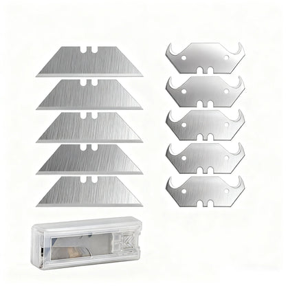 This folding utility knife is equipped with 13 blades, is compact and lightweight, and can be quickly replaced. It is very suita