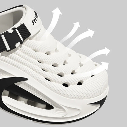 Big Size 38-49 Fashion Men's Summer Outdoor Sports Clogs Non Slip Soft Bottom Wading Beach Sandals Male Cozy Hollow Out Sandals