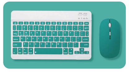 with Bluetooth Keyboard Mouse for Oukitel OT12 OT9 OT8 OT6 OT11 78Key 10inch Rechargeable Wireless Keyboard Mice Set Combo