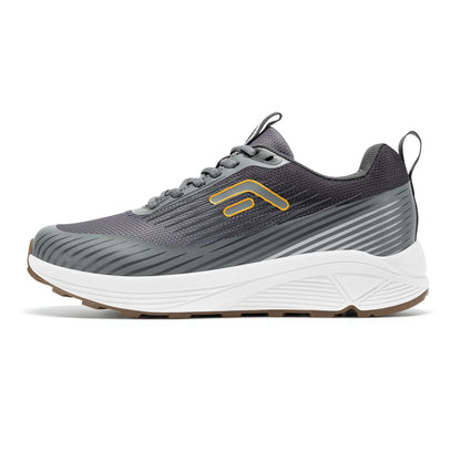 Fittington Men’s Sports Shoes Extra Wide Trail Running Shoes for Men Non-slip Men Sneakers Cushioning Hiking Shoes Support Arch