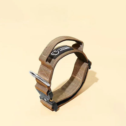 Tactical Dog Collar with Leash - No-Pull Anti-Escape Collar for Large & Medium Dogs, Outdoor Training Pet Collar