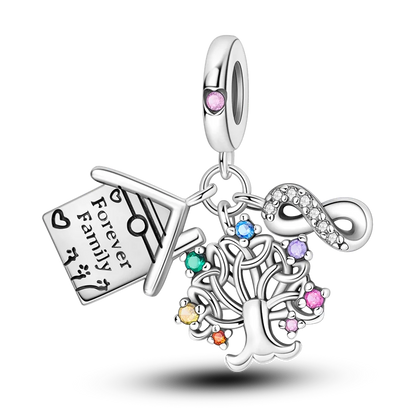 2026 Hot Sale Charms Bead 925 Sterling Silver Pink Butterfly Luminous Firefly Dangle Fit Bangle Bracelet Necklace DIY Jewelry
