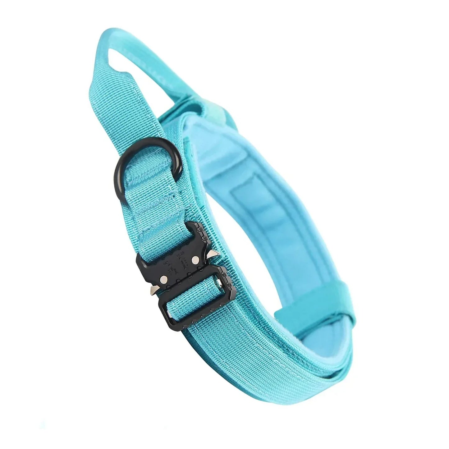 actical Dog Collar  Adjustable Military Training Nylon Dog Collar with  Heavy Metal Buckle for Medium and Large Dogs