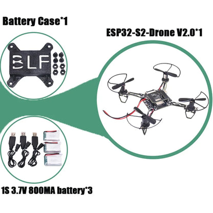 Rctosky ESP32-Drone V2.0 Flight Control Open Source Quadcopter ESP-Drone Drone Model Wifi Remote Control Crazyflie Ardupilot