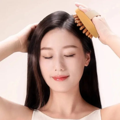 1pc Body Anti Cellulite Brush Soothing  Essential Oil Spa Air Cushion Massage Hair Comb Scalp Massage Brush Body Massager
