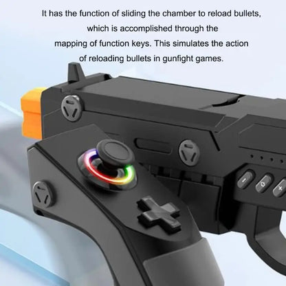 Slide Reloading Game Controller Tool Vibration Feedback Gaming Tool Mount Motions Control Gamepad Tool Upgrades for Consoles