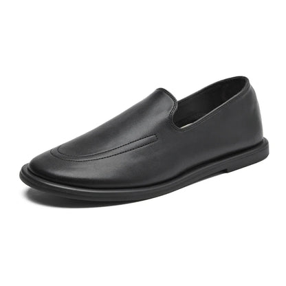 Women's Loafers Genuine Leathe 2026 Non-slip Flat Slip-on Shoes For Women Large-size Cow Suede Shallow-mouth Female Shoes
