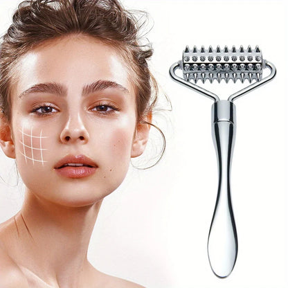Stainless Steel Facial Massage Roller Gua Sha Tool Massager for Face Full Body Beauty SPA Skin Care Tools Acupressure Massager