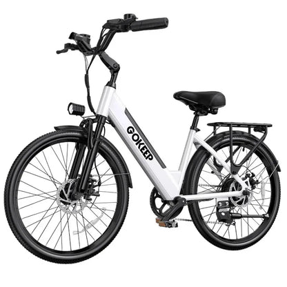 26-inch fashionable E-Bike, 600W brushless motor 48V-10.4ah lithium battery electric moped, adult electric bicycle