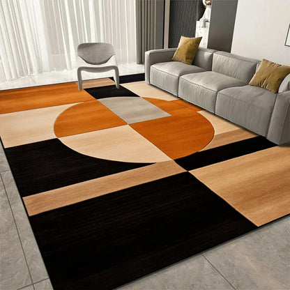 Large Geometric Carpets for Living Room Decoration Sofa Large Area Home Rugs for Bedroom Soft Non-slip Mat for Children