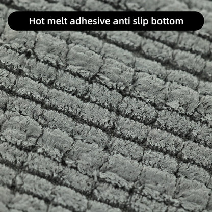 1 Piece Bathroom Carpet Bath Mat, Non-Slip Super Thick Lotus Pine Soft