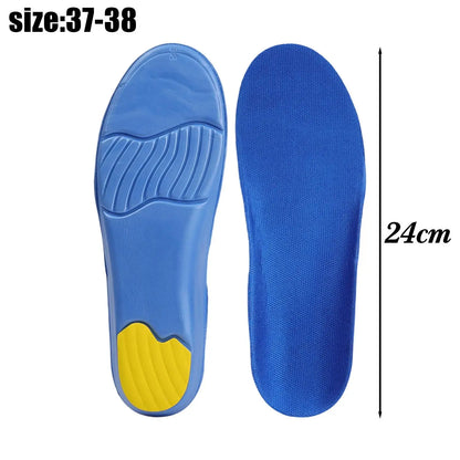 Arch Support Insoles Plantar Fasciitis Relief Orthotic Inserts Shock Absorption EVA Gel for Running Sports Shoes Work Foot Pain