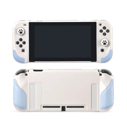2023 New Switch OLED Case Game Console All-in-One Case Surface Silicone Oily Grip Color Clash