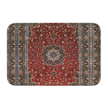 Moroccan Berber Rug Boho Style Front Door Mat Anti-Slip Antique Bohemian Geometric Doormat Floor Bathroom Entrance Rug Carpet